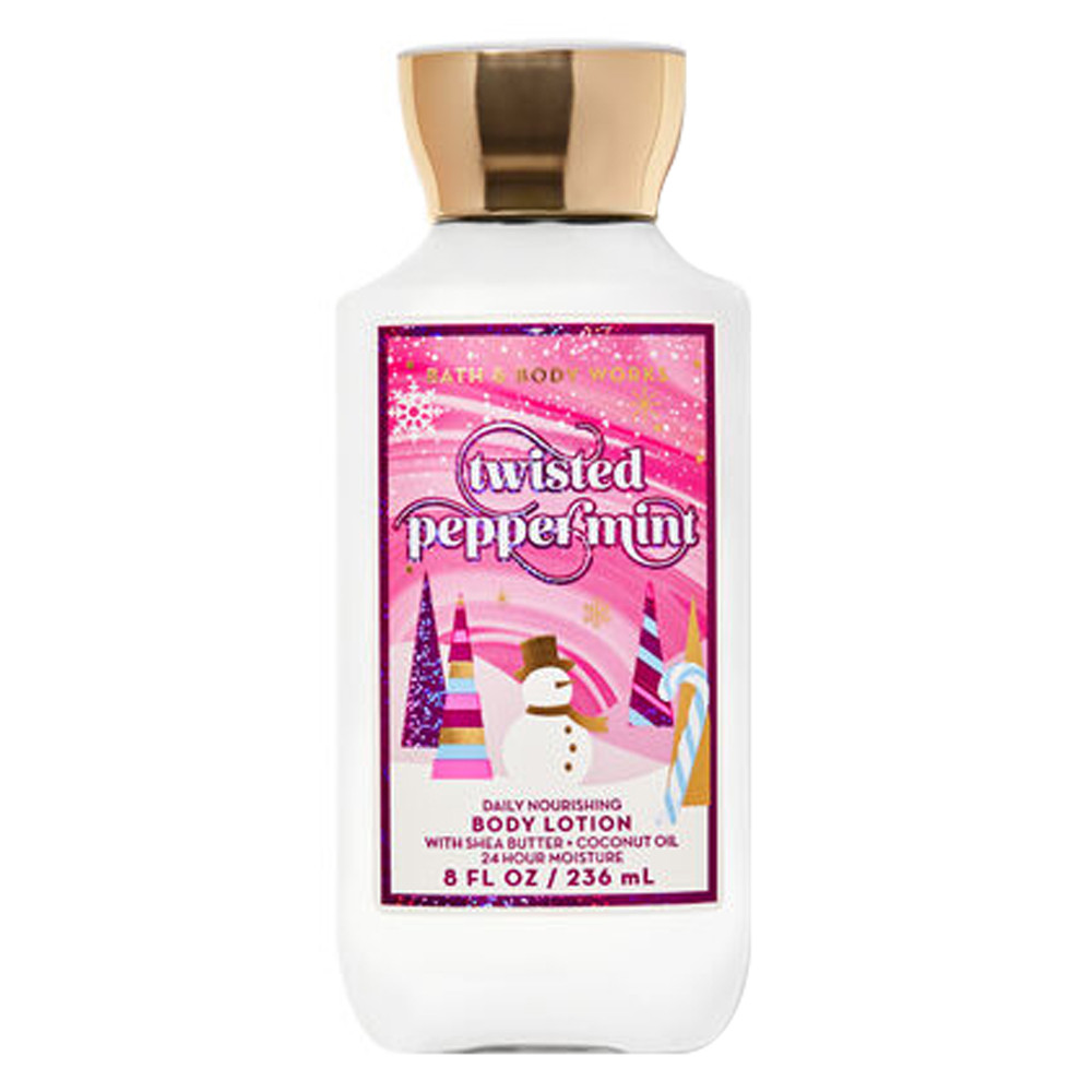 배스앤바디웍스 트위스트 페퍼민트 바디로션 BBW 배스앤바디웍스 위시버킷
