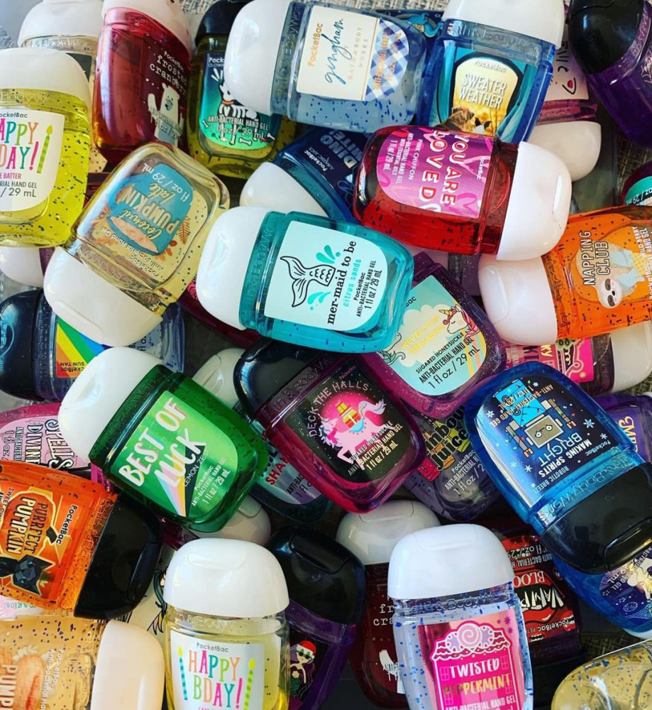 배스앤바디웍스 BBW 배쓰앤바디웍스 핸드 세니타이저 휴대용 손세정제 위시버킷