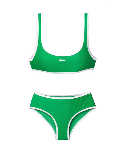 이미스 SPORTS BIKINI SET GREEN 위시버킷