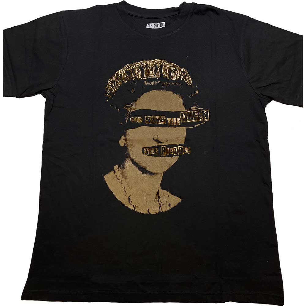 매드몽키 공식 SEX PISTOLS 섹스피스톨즈 God Save The Queen 큐빅 반팔 티셔츠 위시버킷