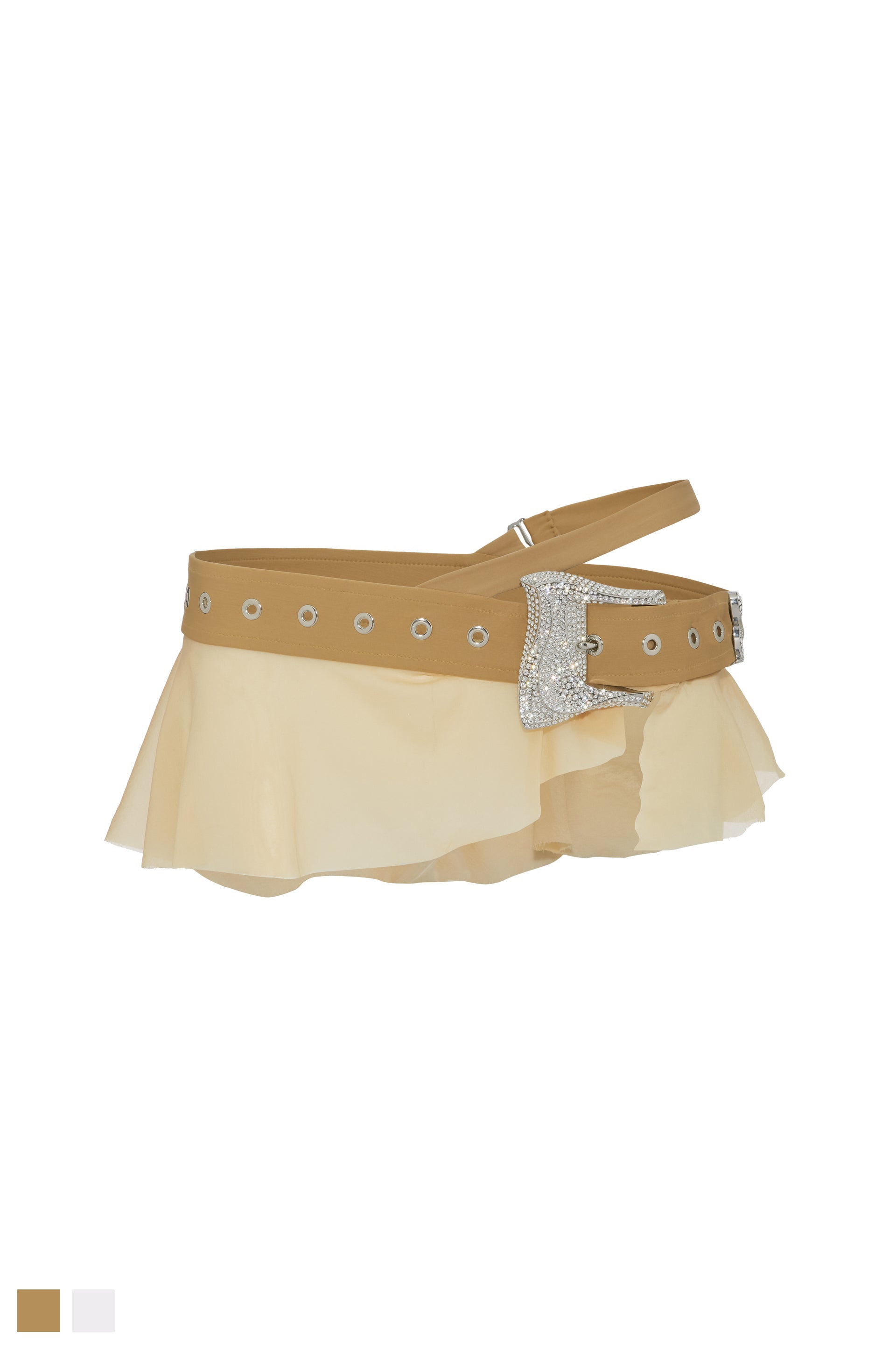 포스터걸 Marilyn Bikini Skirt XS BISCOTTI 위시버킷