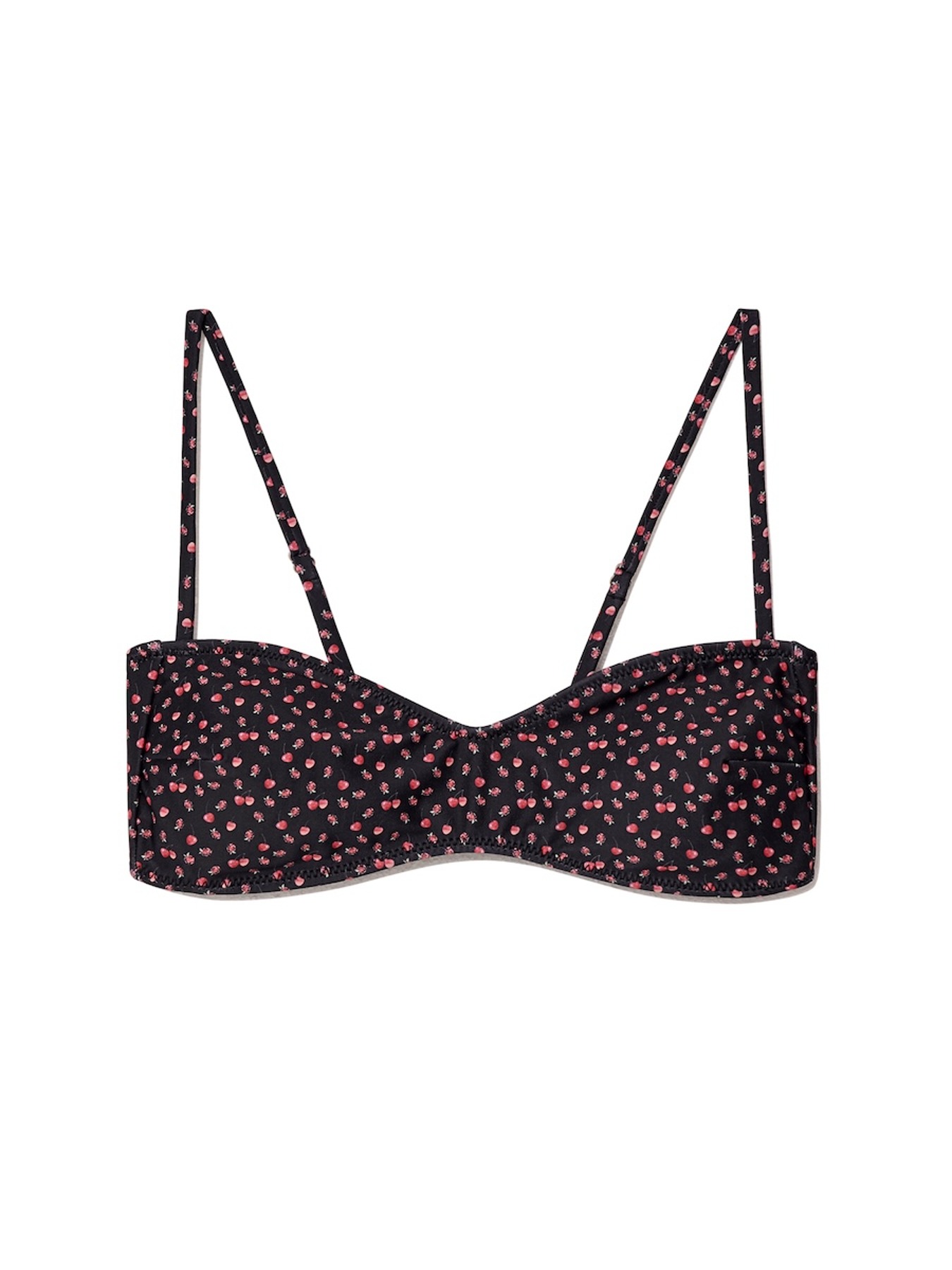글로니 FARFALLE BIKINI TOP BLACK CHERRY 위시버킷