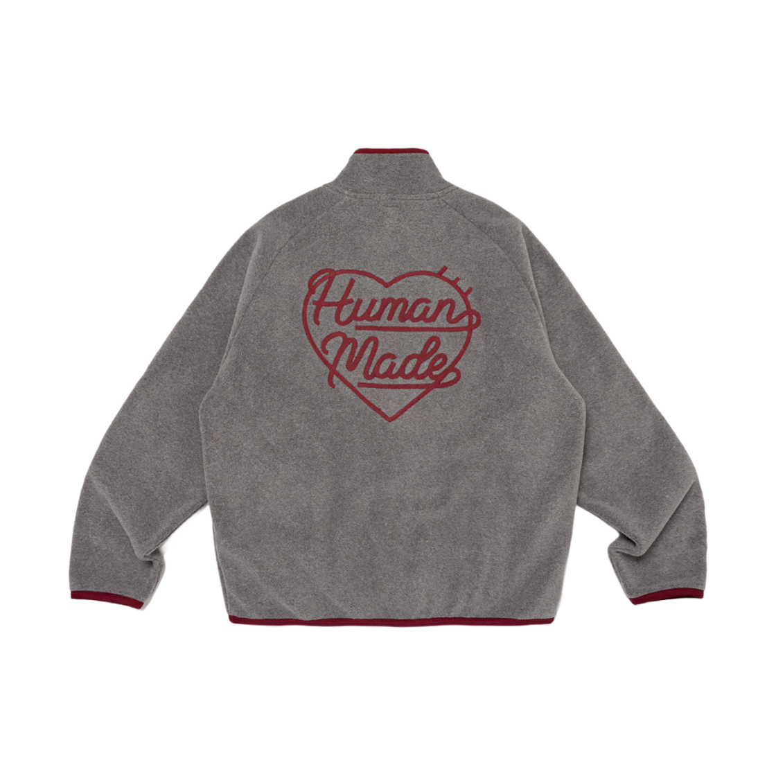 휴먼메이드 Human Made Fleece Half-Zip Pullover Gray - 위시버킷