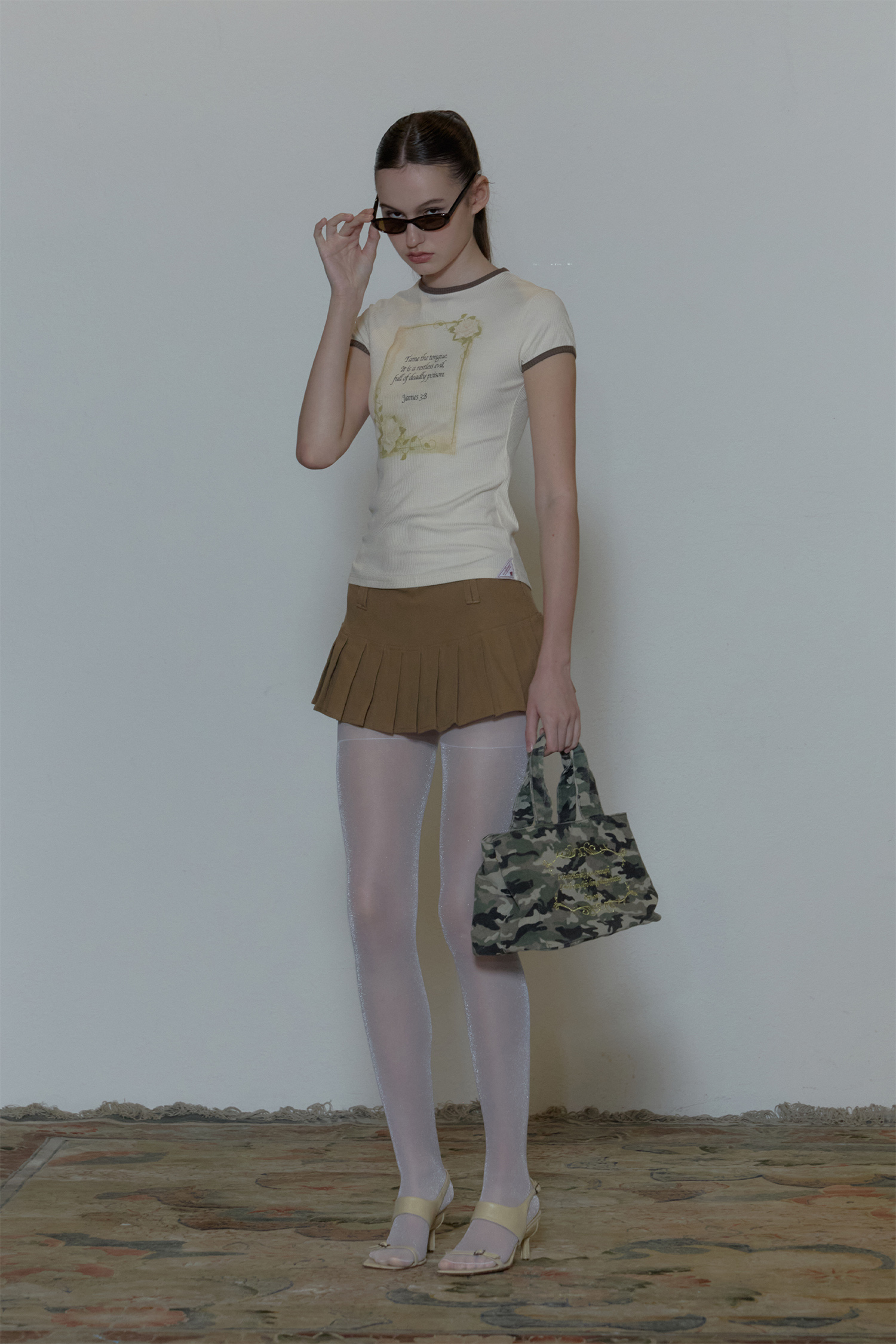 스컬프터 Rose Ringer Tee Raw - 위시버킷