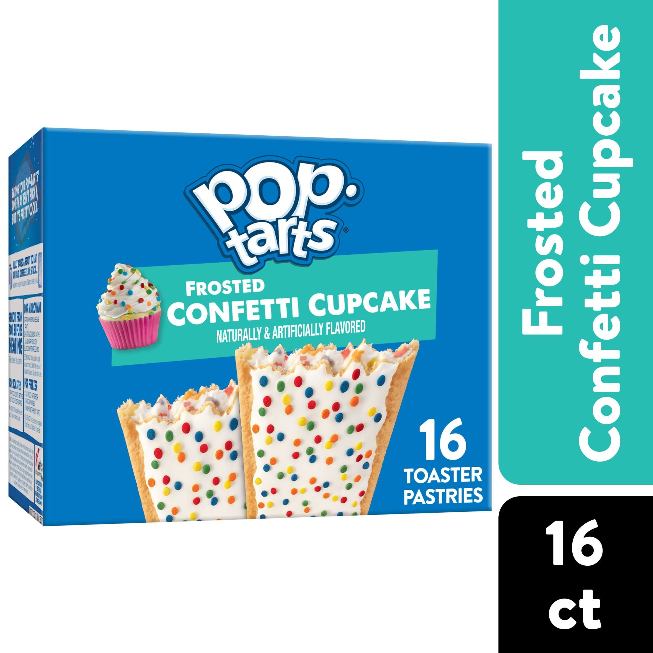 팝타르트 Pop-Tarts Frosted Confetti Cupcake Toaster Pastries, Shelf-Stable ...