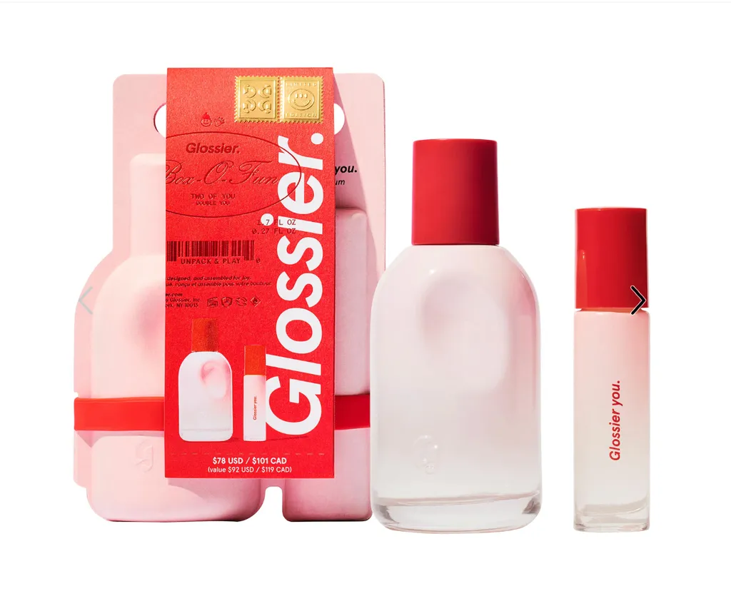 Glossier 香水 2本セット 赤 Amazon.com : Glossier You Limited Edition Two of You Eau de