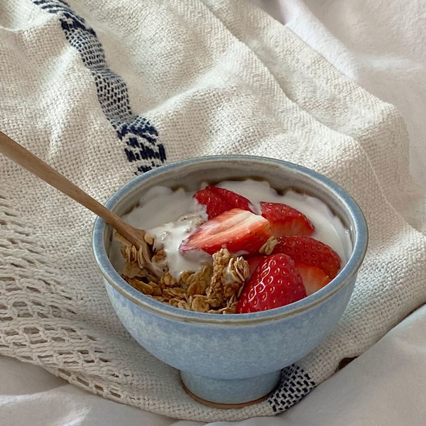 아이워너고홈 Dessert Bowl sky blue 위시버킷