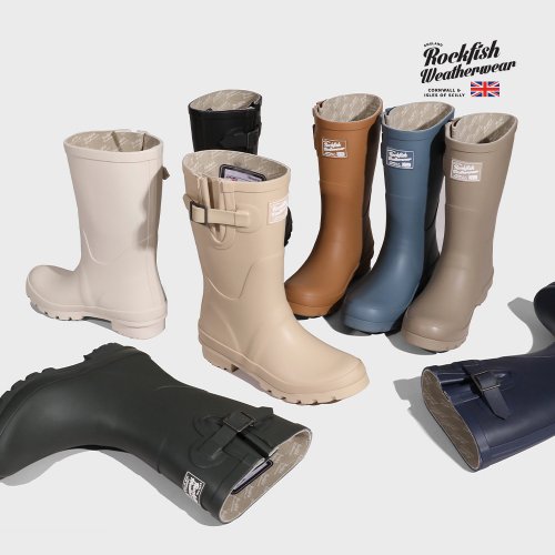 락피쉬웨더웨어 [티몬] ROCKFISH WEATHERWEAR ORIGINAL RAIN BOOTS SHORT - 8color M  455379 - 위시버킷