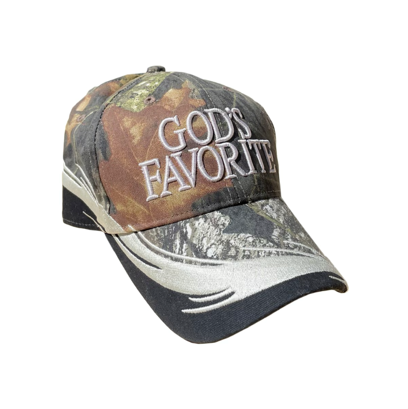 프레잉 God's Favorite Swipe Camo Hat - Real Tree - 위시버킷
