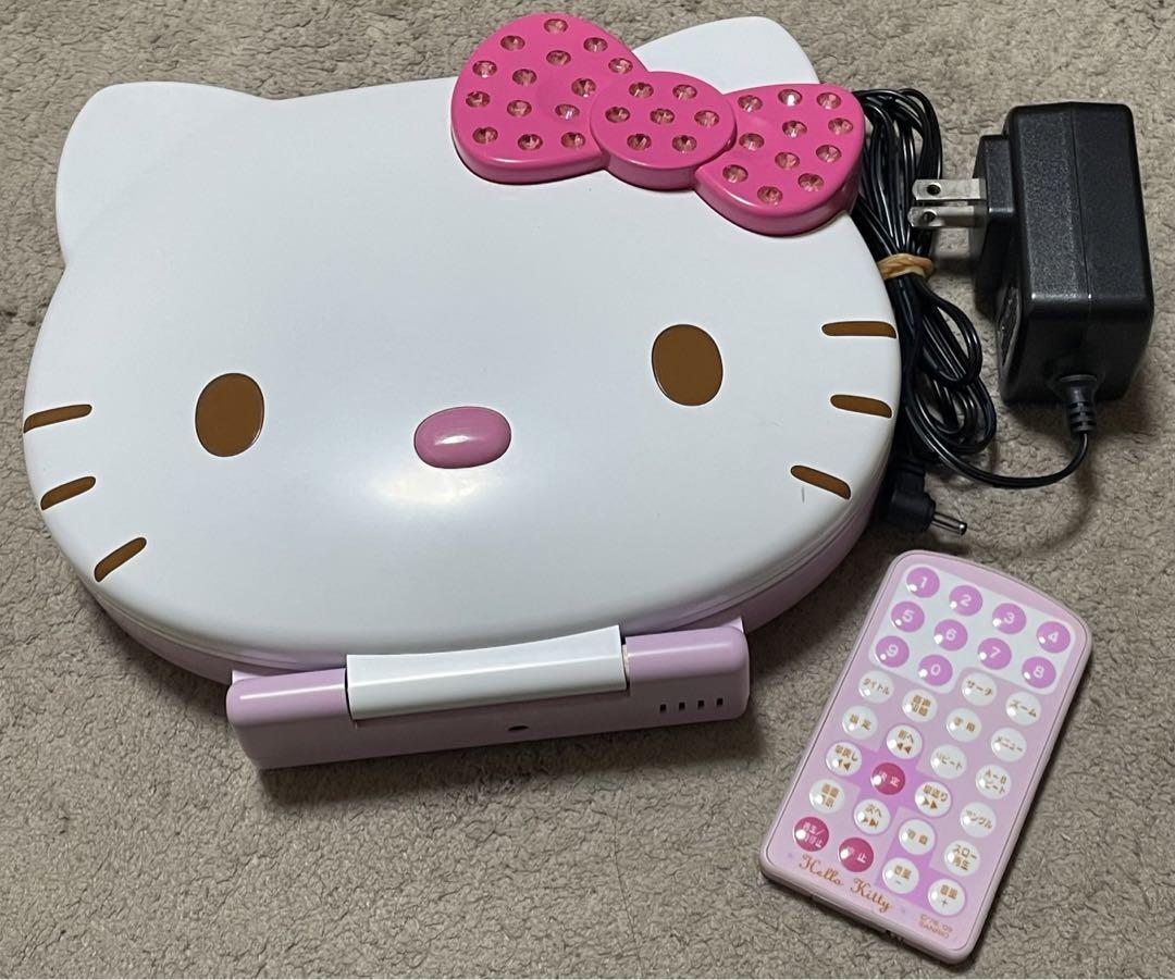 ハローキティ　フェイス形　DVDプレーヤー　動作確認済み 산리오 【動作確認済み】ハローキティ フェイス形DVDプレーヤー - 위시버킷