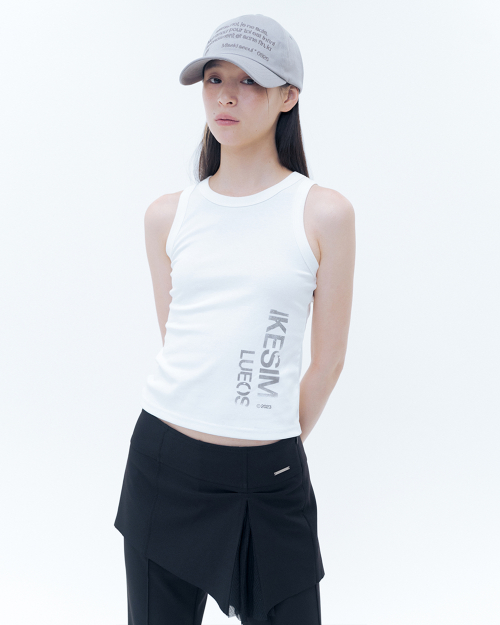 ★ MISEKI SEOUL★ Ikesim sleeveless WHITE MSK252SL05WH 미세키서울 Ikesim sleeveless WHITE - 위시버킷