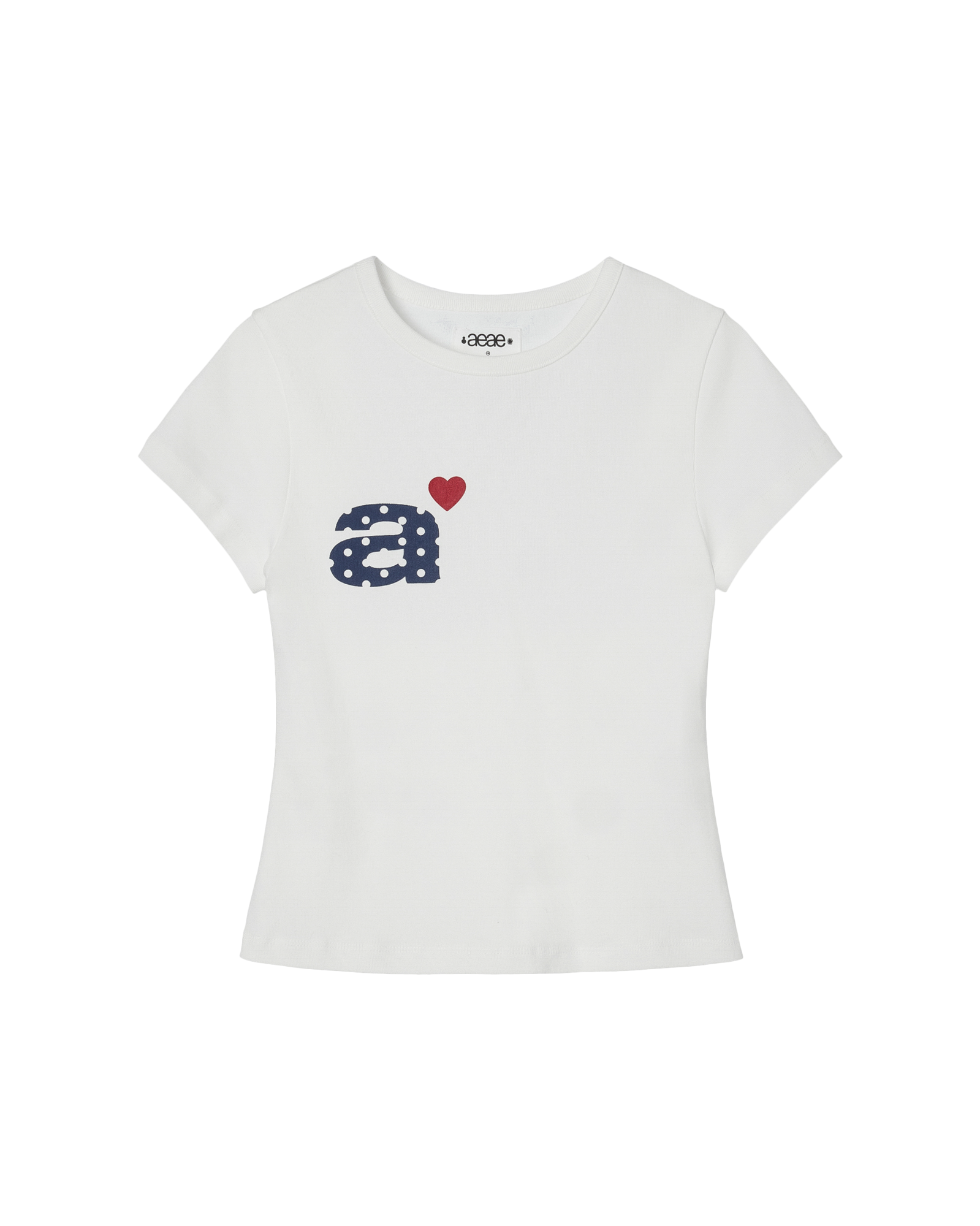 トップス aeae DOT SMALL LETTER TEE [NAVY] DOT SMALL LETTER TEE [NAVY] – aeae JAPAN
