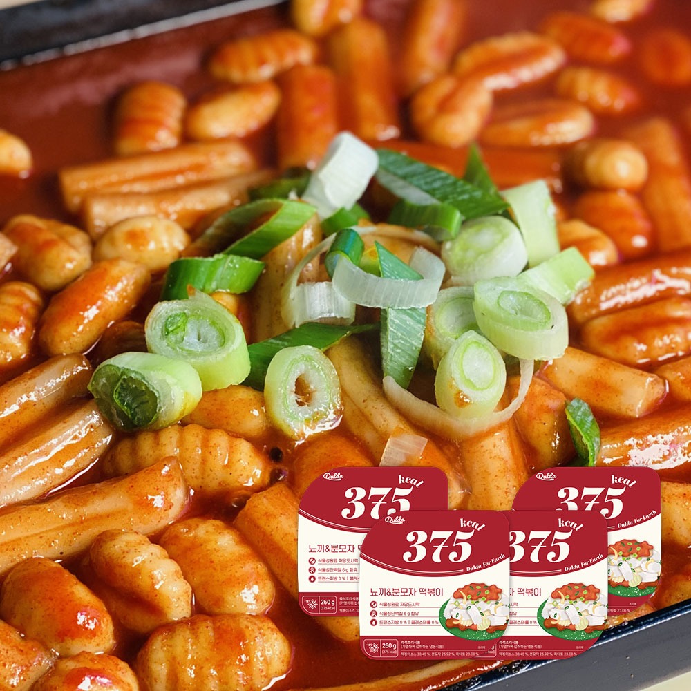덜다 덜다 저당 분모자 뇨끼 떡볶이 4인분 (매콤/크림) - 위시버킷