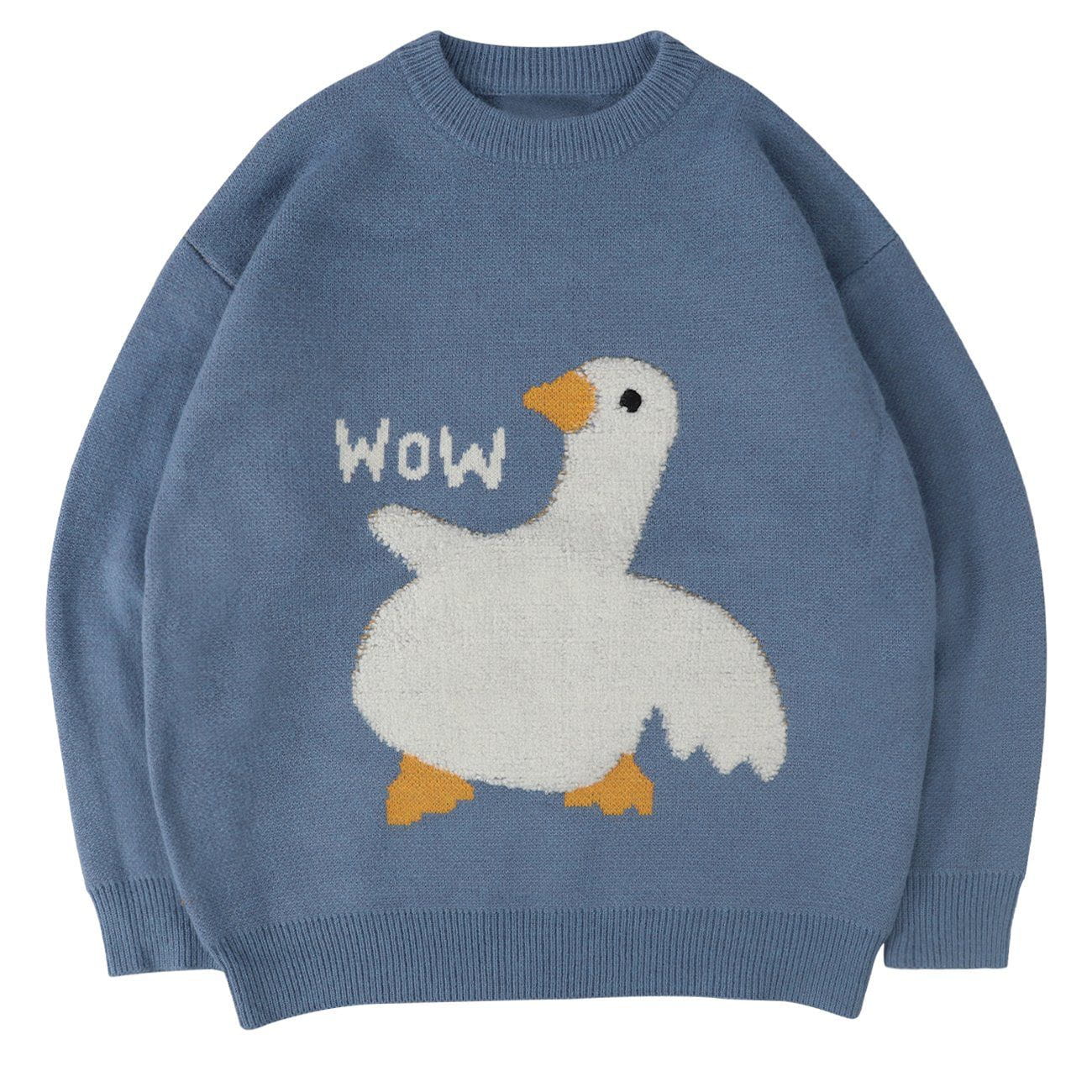 Tumblr Aesthetic Knitted Duck Sweater Cosmique Studio