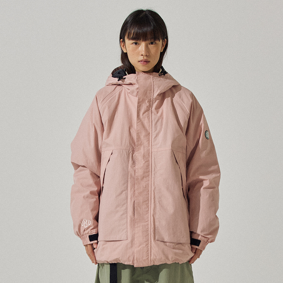 언바인드 2324 UNBIND OVERSIZED JACKET - INDY PINK 언바인드 스노우보드복자켓 남여공용 - 위시버킷