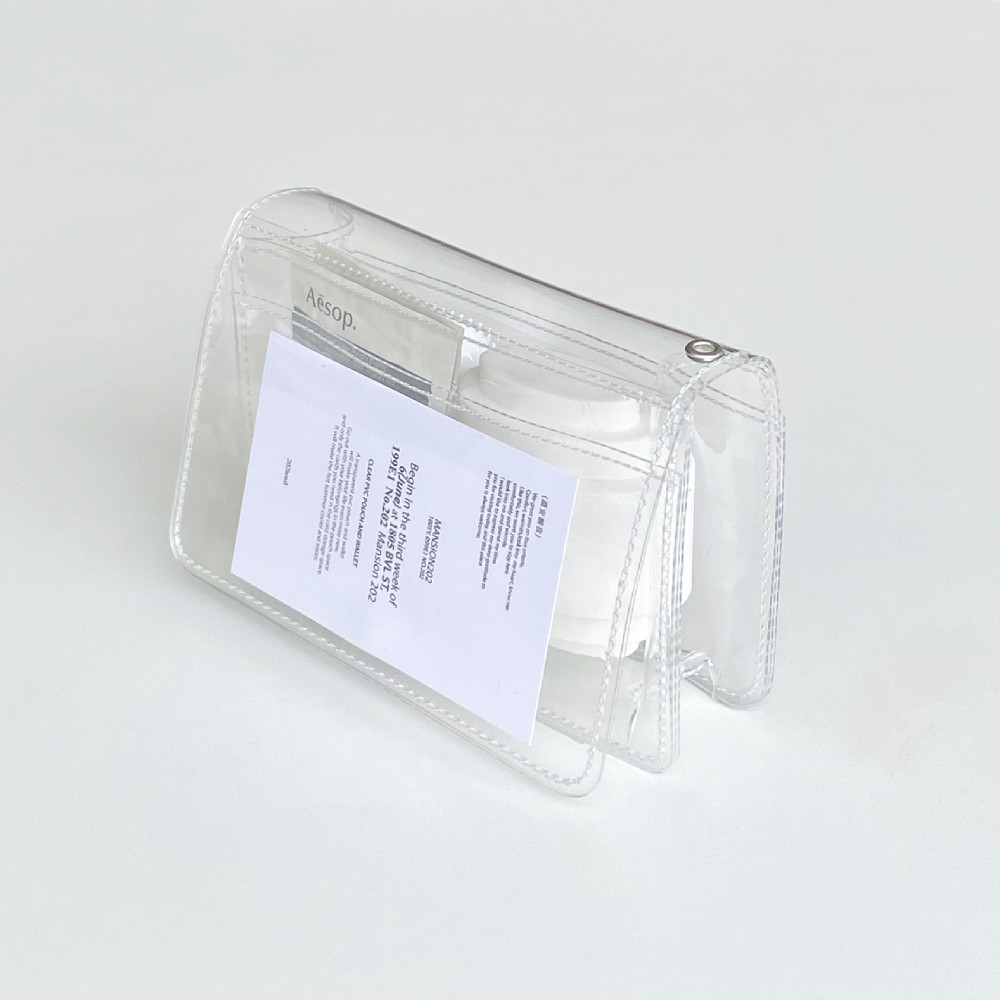 202호실 [B-grade] Clear pvc wallet&pouch - 위시버킷