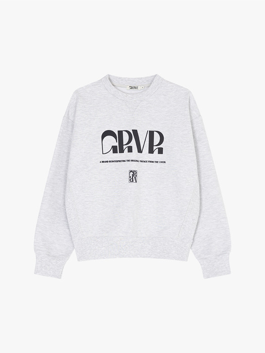 그로브 [단독] GRVR SWEAT SHIRT [3COLOR] - 위시버킷