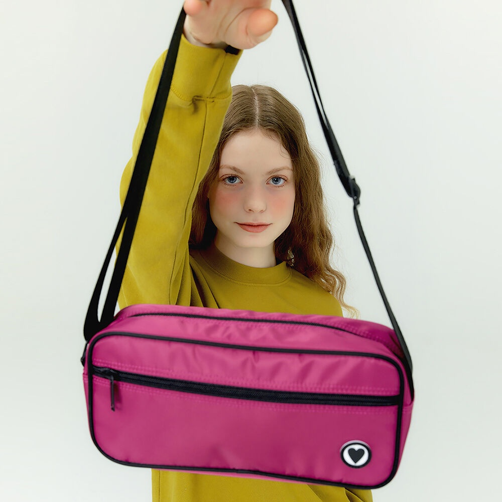 홀리 러브스 러브 Rectangle bag[Purple] - 위시버킷