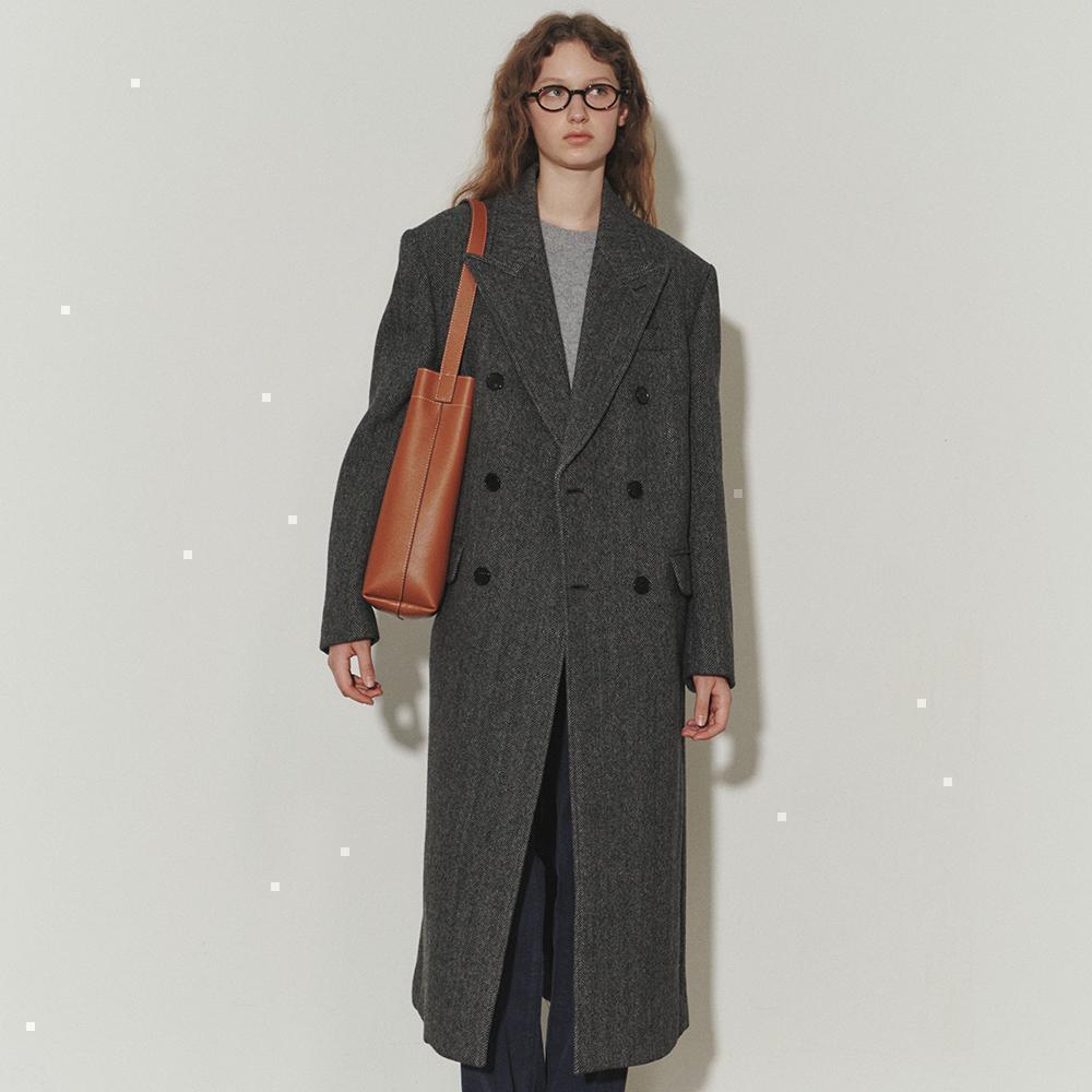 Esmaee Reference Tailored Coat - Charcoal Coming Soon