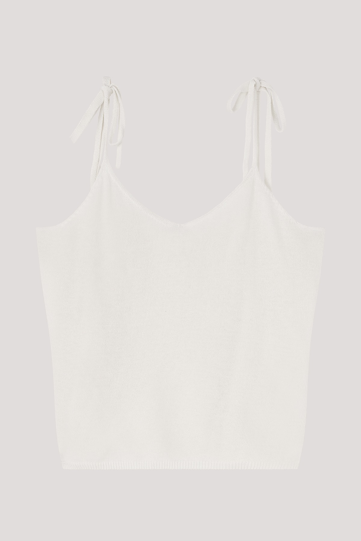 더릴 Twoway String Sleeveless Knit_Ivory - 위시버킷