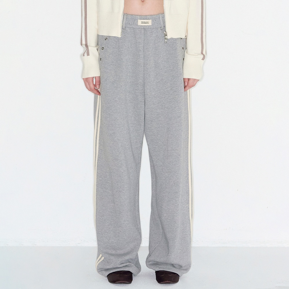 パンツ ROCKCAKE Beige Label Eyelet 2way Jogger Pants Black RC24PT0 ROCKCAKE] Beige Label Eyelet 2way Jogger Pants /追跡付