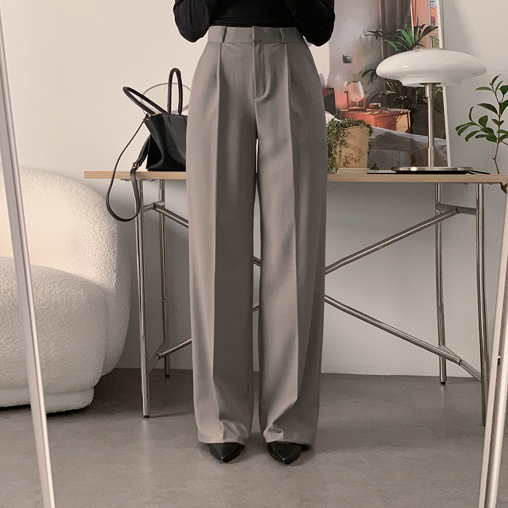 [본못] 플리스 트라우저 버티컬 스트라이프 프레쉬 블루 AW24-TR05-FBL [OL]