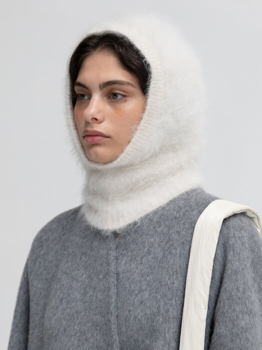 The Baby Alpaca Balaclava  - SUNSET BERRY