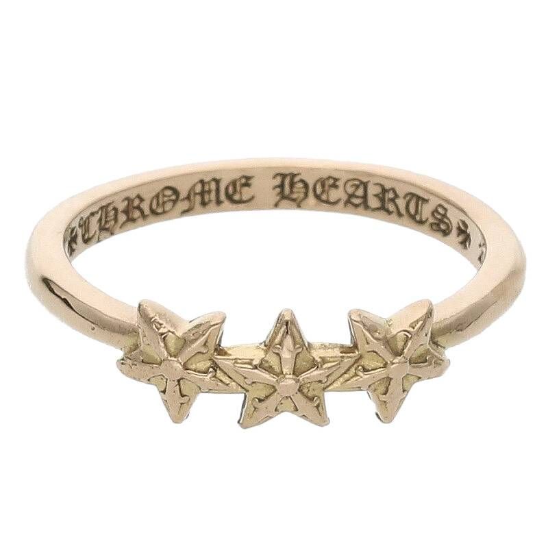 크롬하츠 CHROME HEARTS BUBBLEGUM 3 STAR RING クロムハーツ