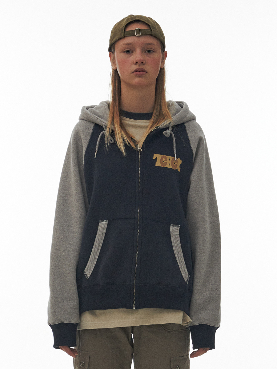 테켓 Episode Zip-Up Hoodie Navy - 위시버킷