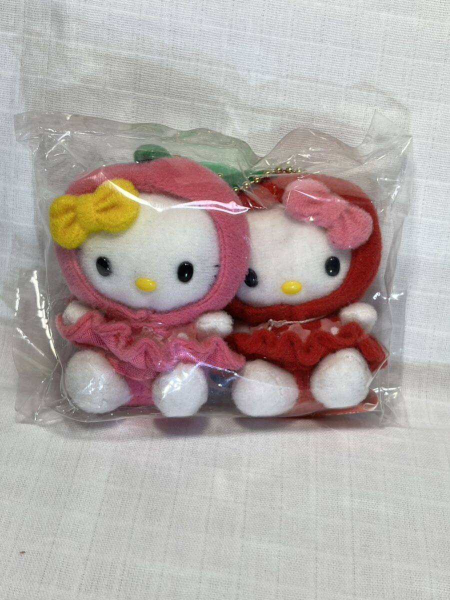 ご当地キティ　ぬいぐるみ　山形さくらんぼ 山形限定 ご当地キティハローキティ ぬいぐるみ さくらんぼ 双子
