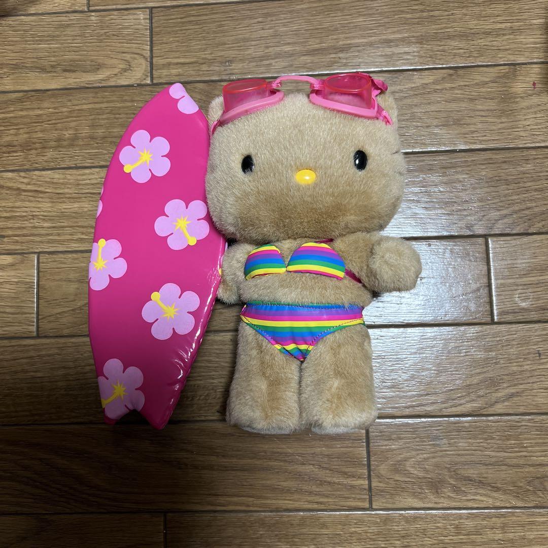 ハローキティ日焼け】ハローキティ 日焼けシリーズ PVCマスコット