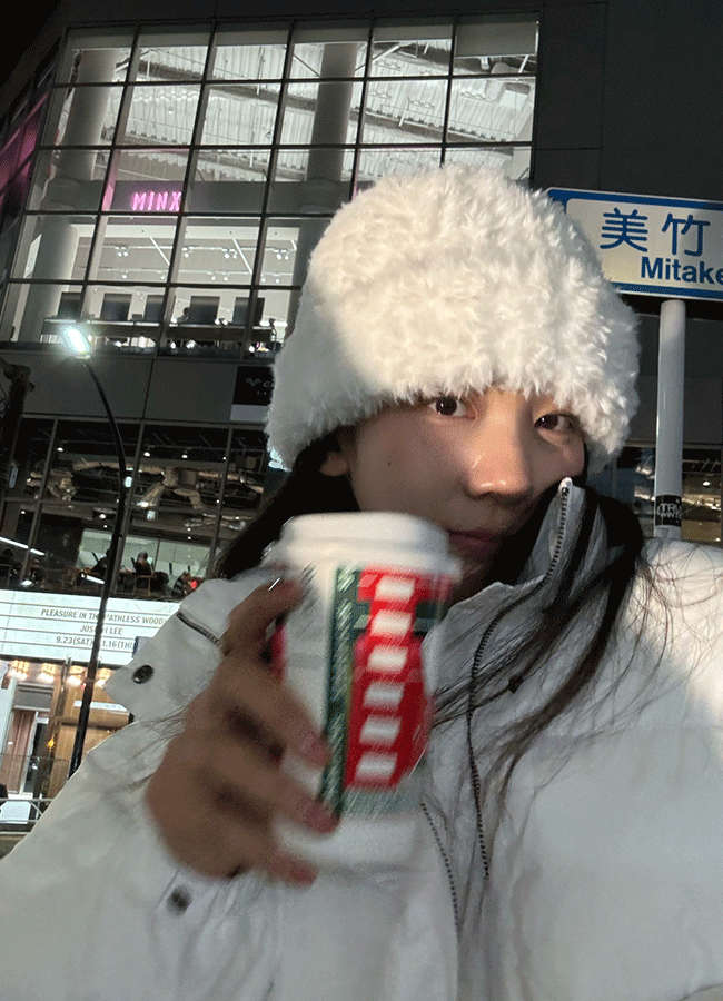 유이니 Fluffy winter beanie (2color) 위시버킷