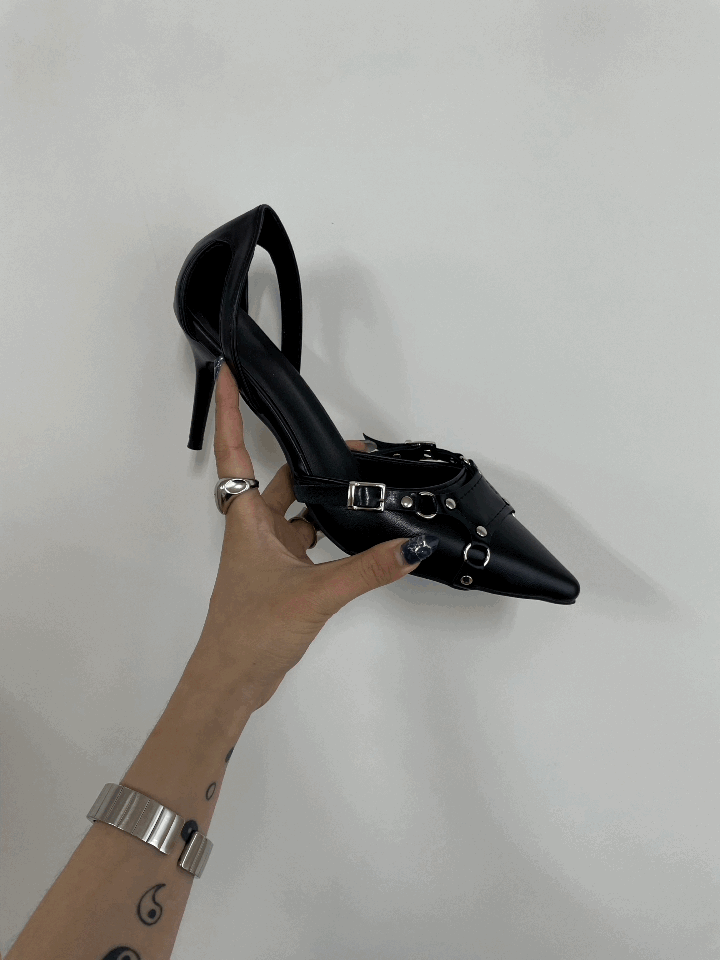 오뮤즈 Buckle stiletto heel - 위시버킷
