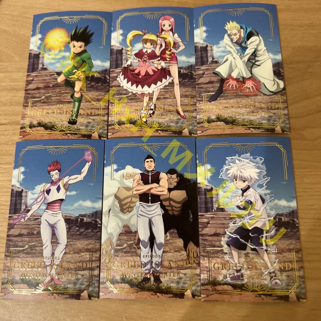 6種 ハンターハンター アニメイトカフェ アクリルスタンド ハンター  