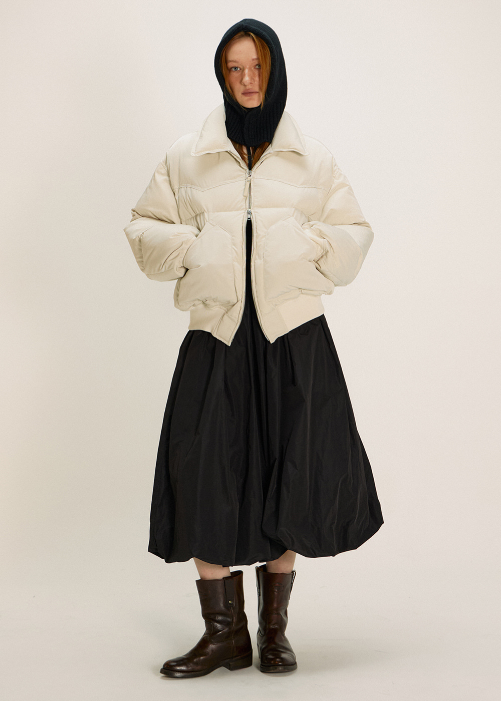 누아클레 western collar padding_ivory - 위시버킷