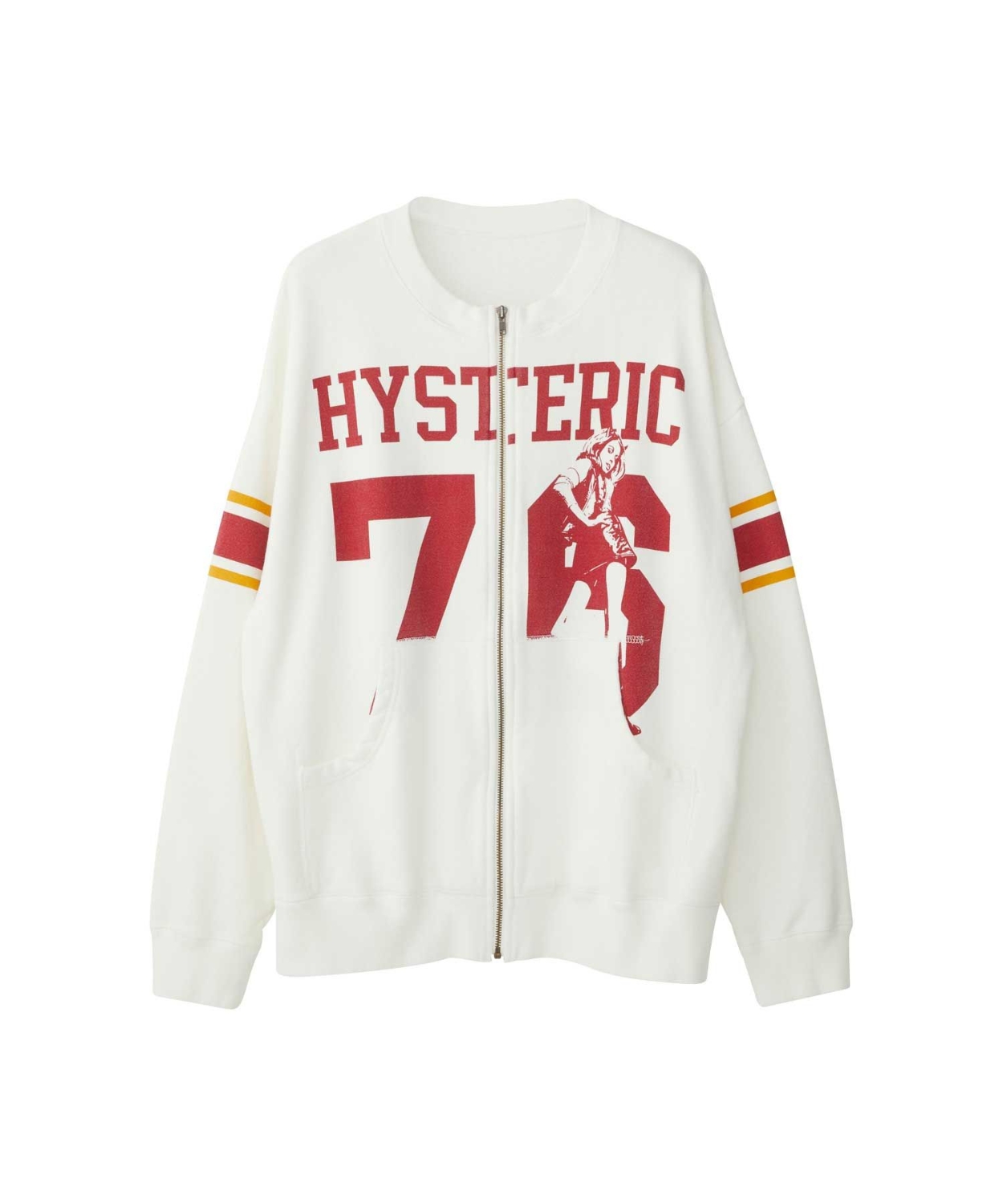HYSTERIC GLAMOUR トレーナー 히스테릭 글래머 HYSTERIC 76 オーバーサイズジャンパー