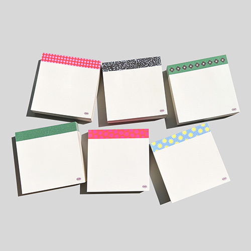 오나이스피스 deep forest pattern, jumbo memo pad - 위시버킷