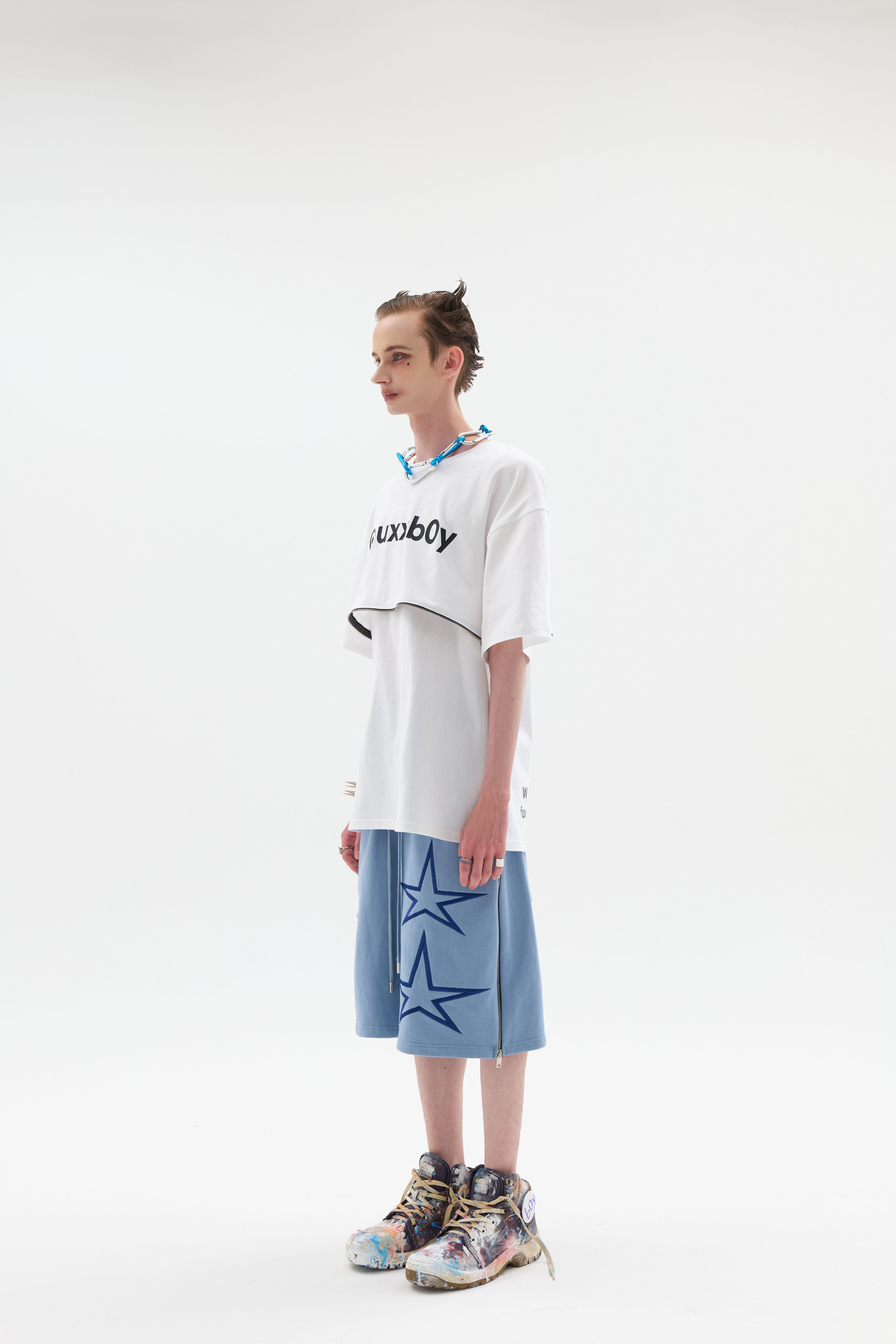 b0y FUCK-STAR SWEATSHORTS.zip CEMENTBLUE - 위시버킷