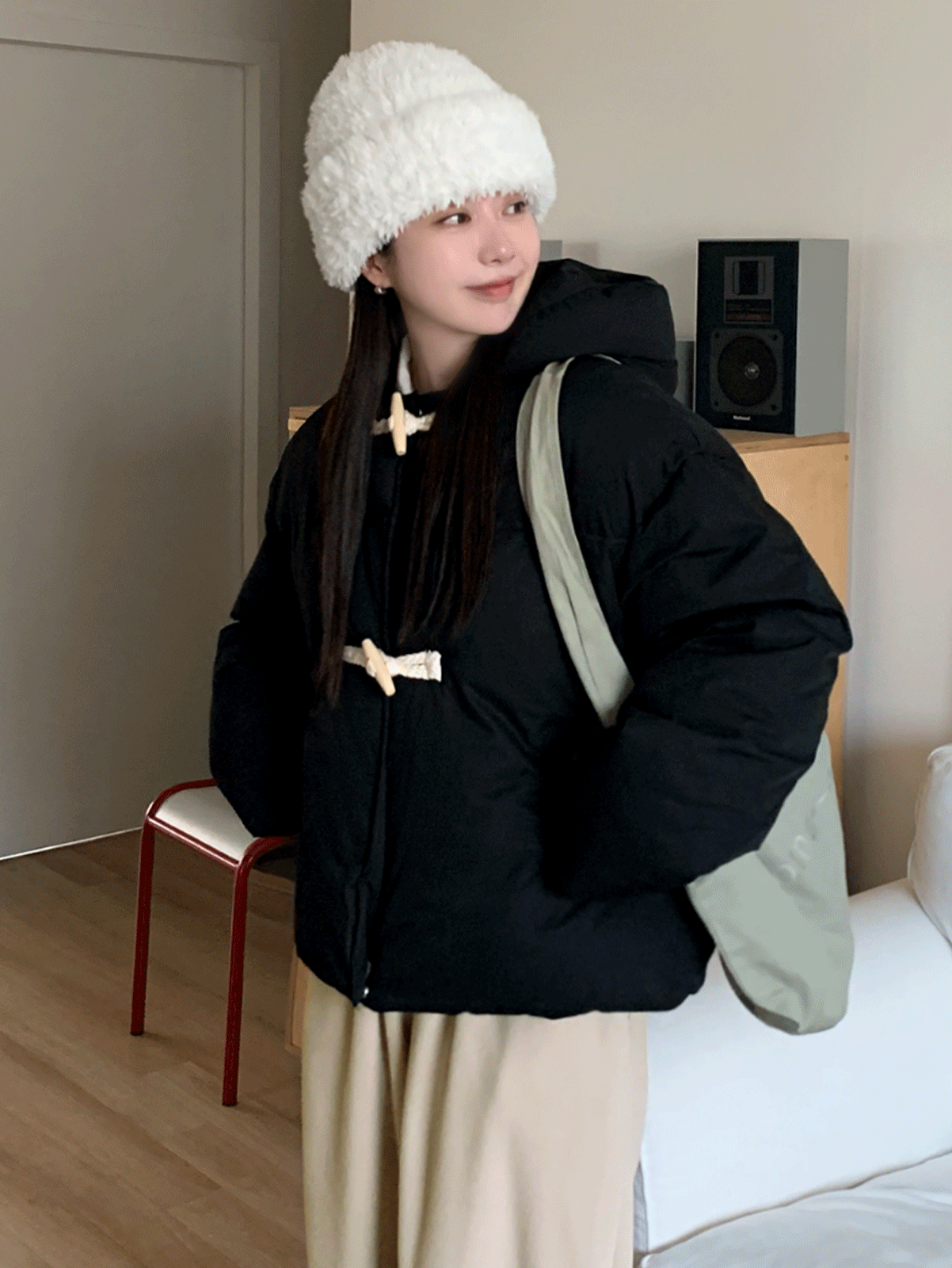 어리틀빗 flony short padding (4color) 주문폭주! 순차발송, 소라 당일발송 - 위시버킷