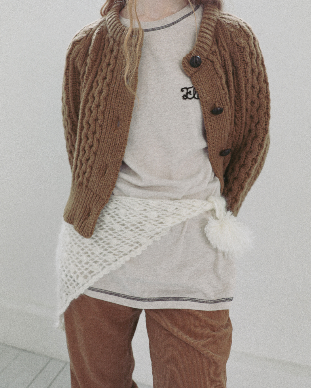 플레따 [Pre-Order] flétta Handmade Knit Scarf - 위시버킷