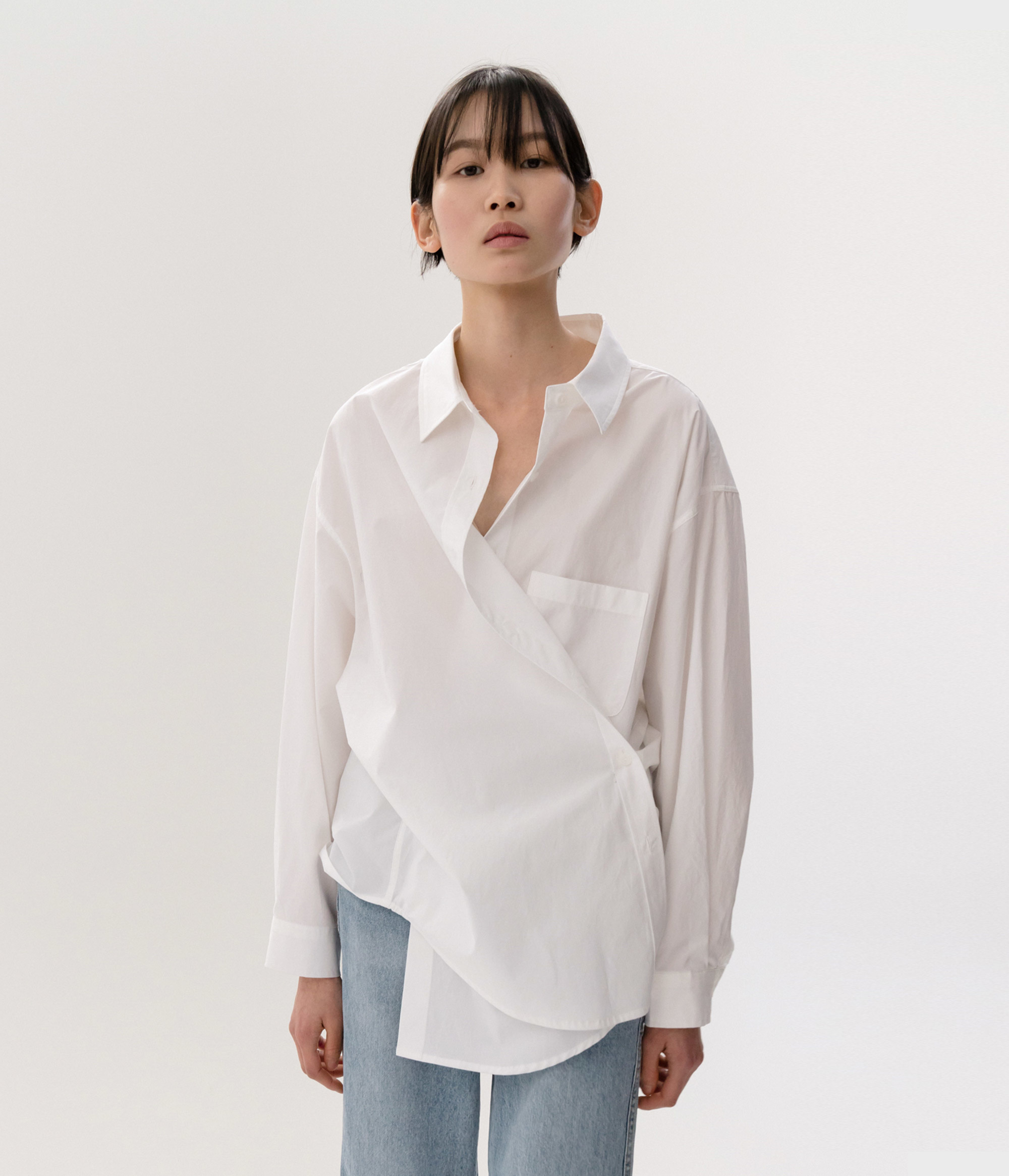 MAJA-BOXY-SHIRT - WHITE