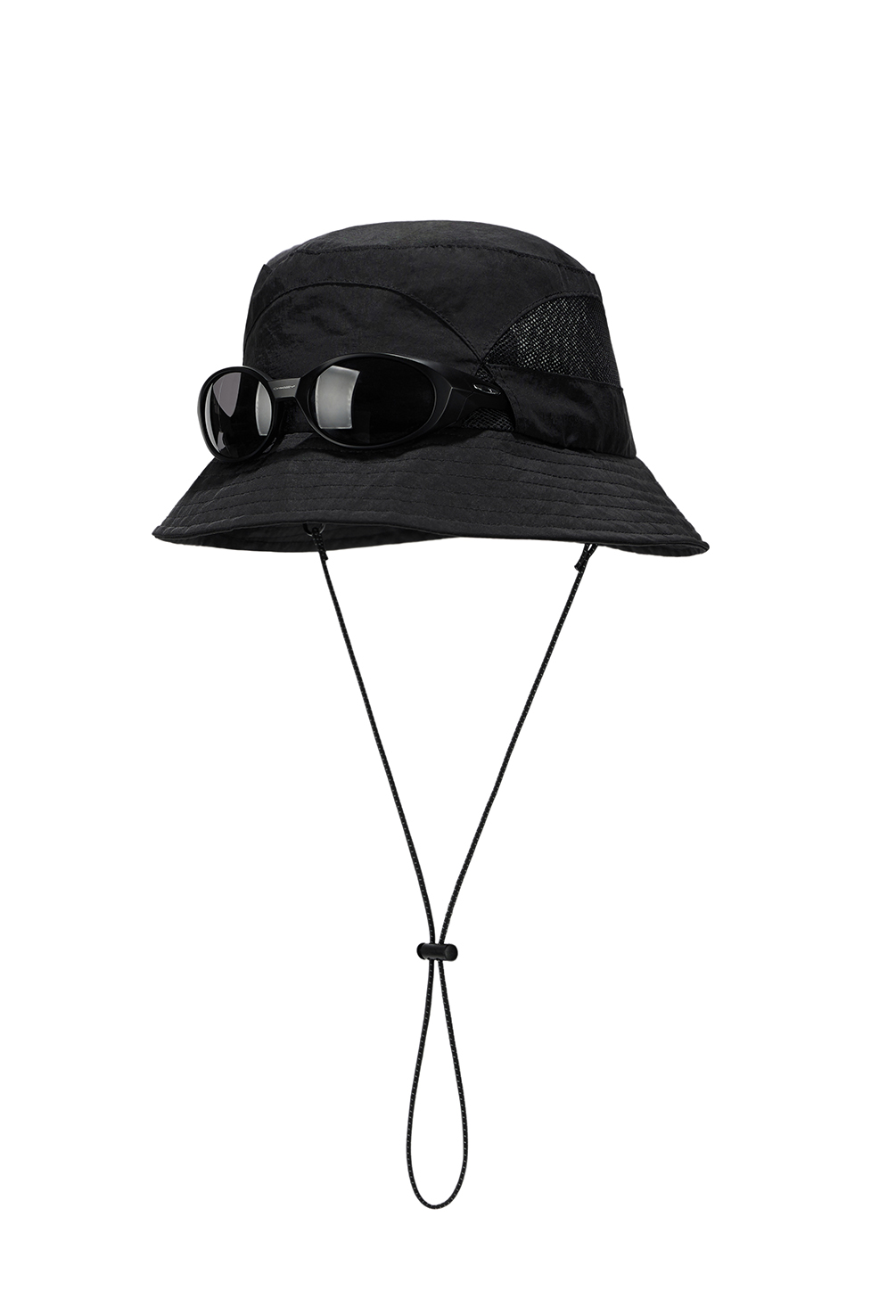 노드랩스 DEV:5 HAT 01 SUNGLASS CUT BUCKET HAT_BLACK - 위시버킷