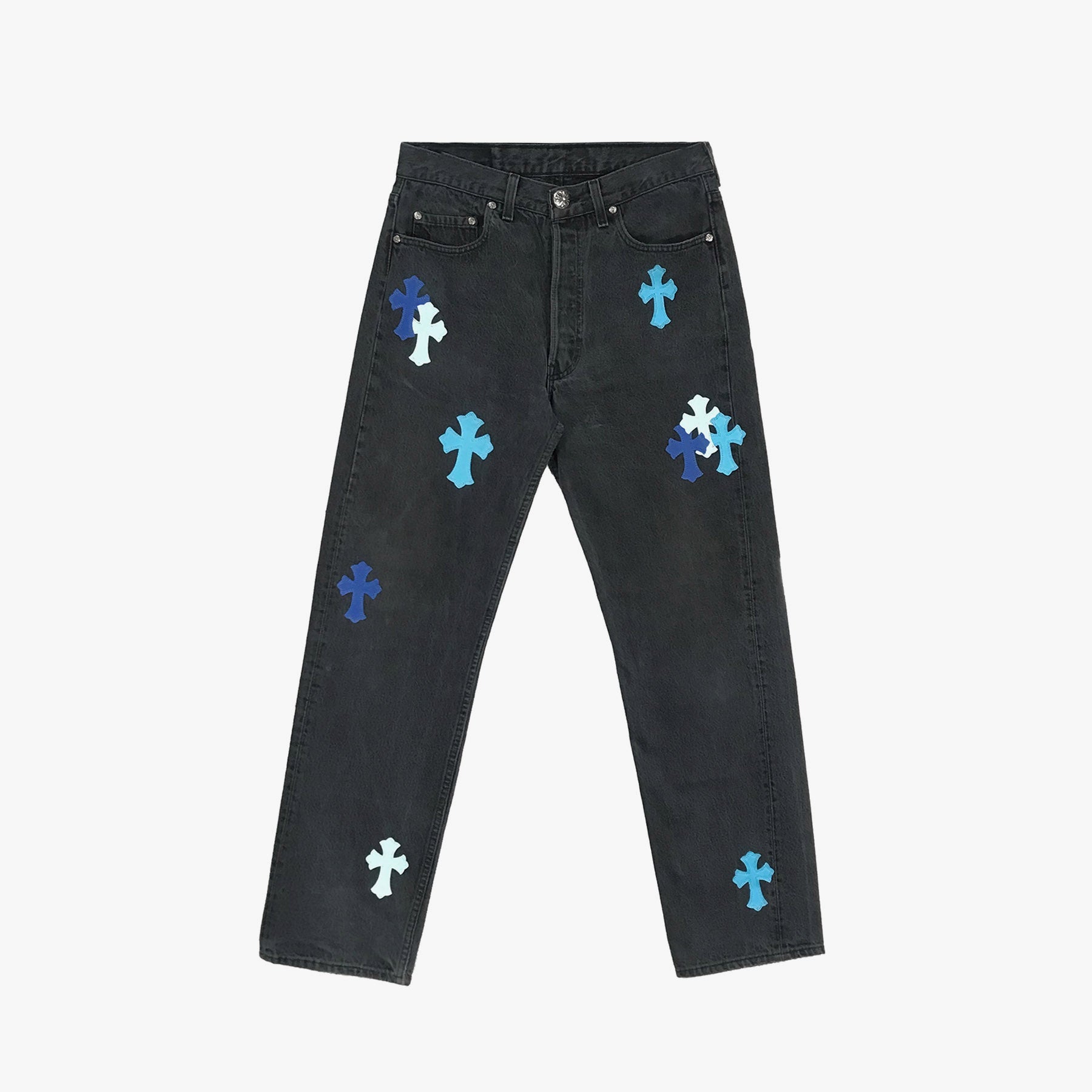 크롬하츠 Chrome Hearts London Exclusive Jeans with Blue