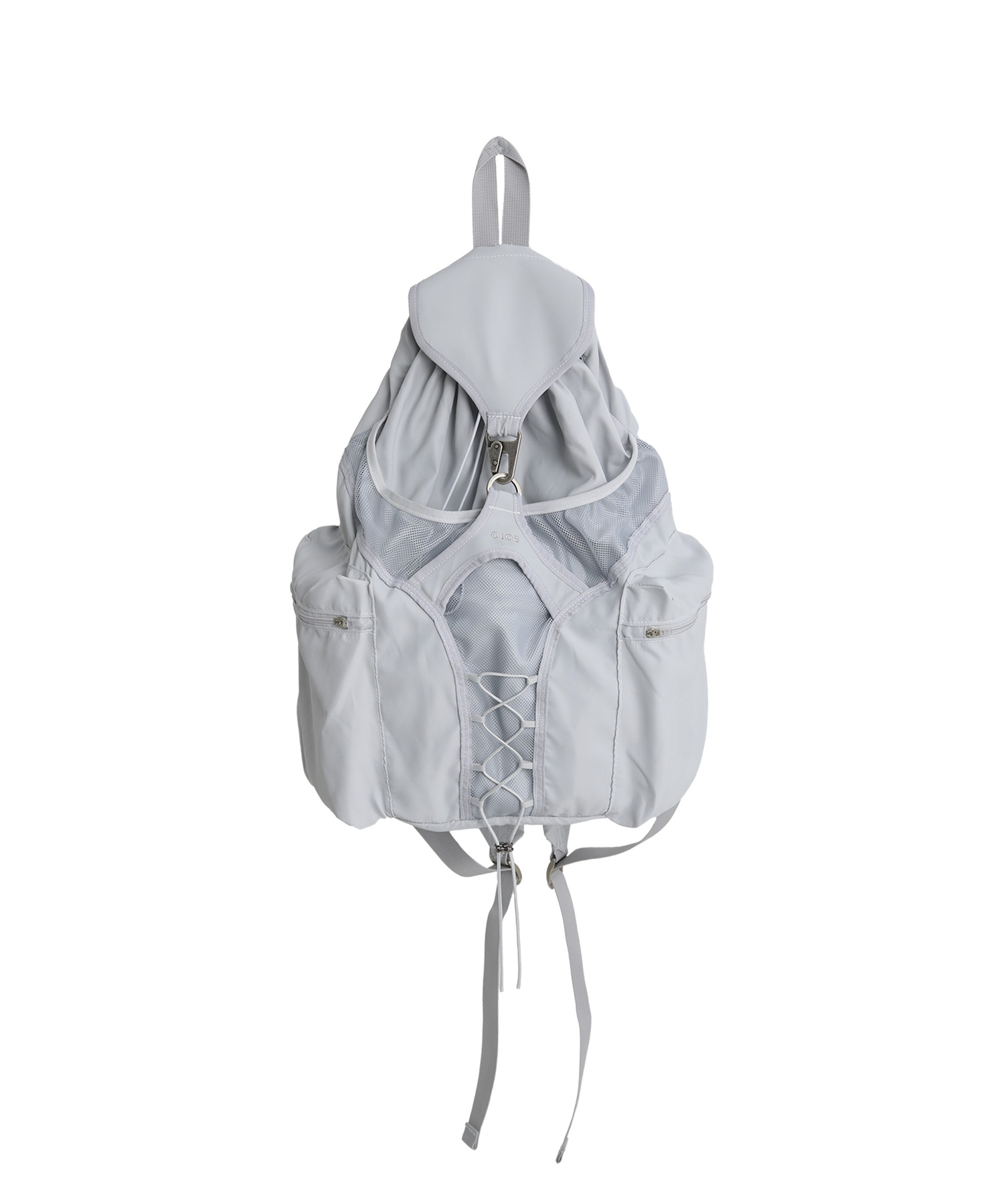 오호스 (12/14 Restock, 순차배송) Reversible String Backpack / Grey 위시버킷