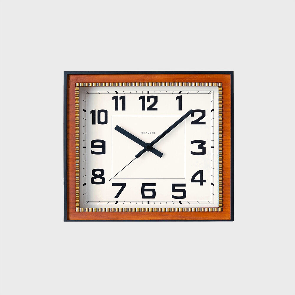 모로모로 Brass Rectangle Clock 위시버킷