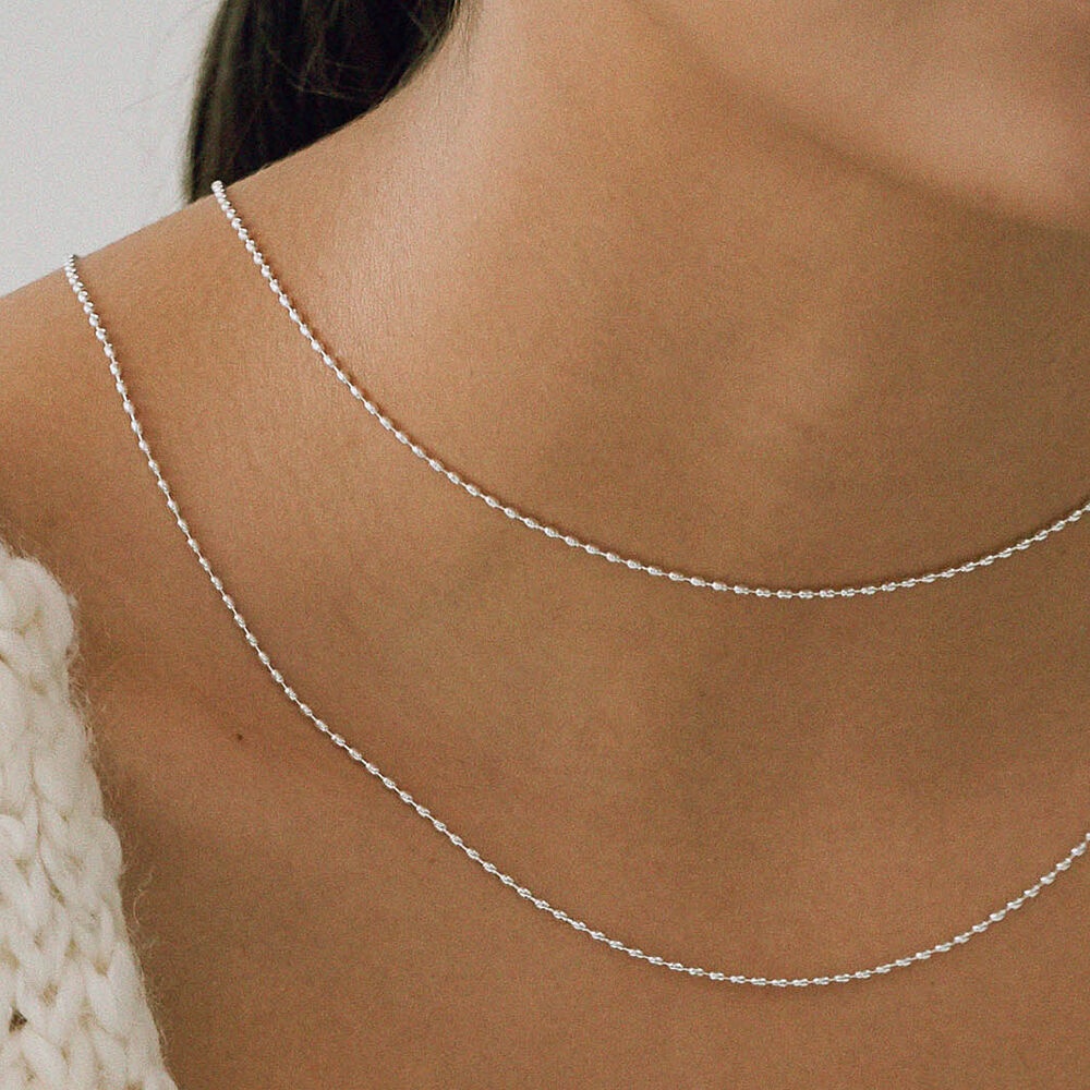 브릴피스 Egg ball chain necklace (Short/Long) 위시버킷