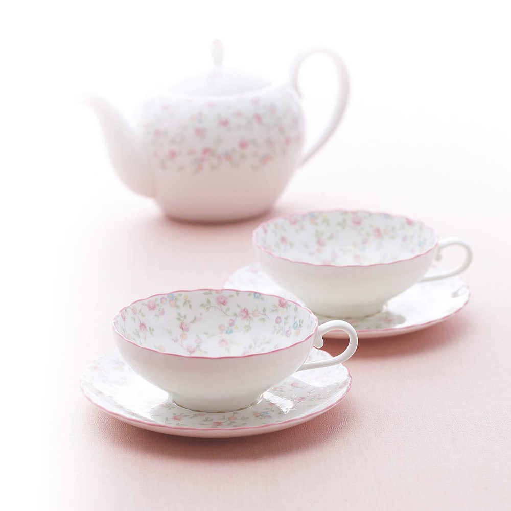 노리다케 Noritake 노리다케 큐티로즈 찻잔 빈티지 플라워 커피잔 컵앤소서 1p - 위시버킷