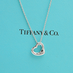티파니 92.5 오픈하트 목걸이