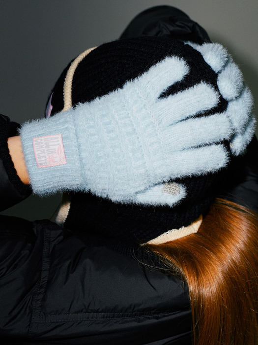 올인컴플리트 [단독] Fuzzy Rabbit Gloves (8 Colors) - 위시버킷