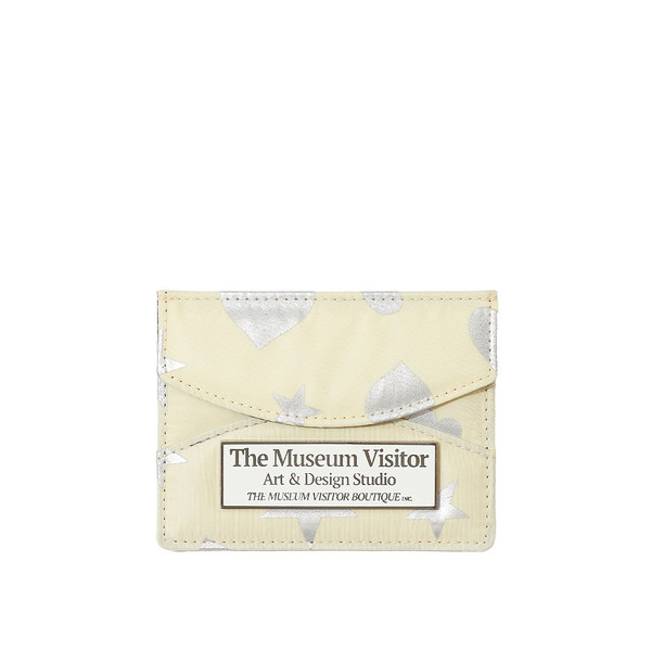 더뮤지엄비지터 HEART STAR CRACK CARD WALLET (YELLOW) - 위시버킷